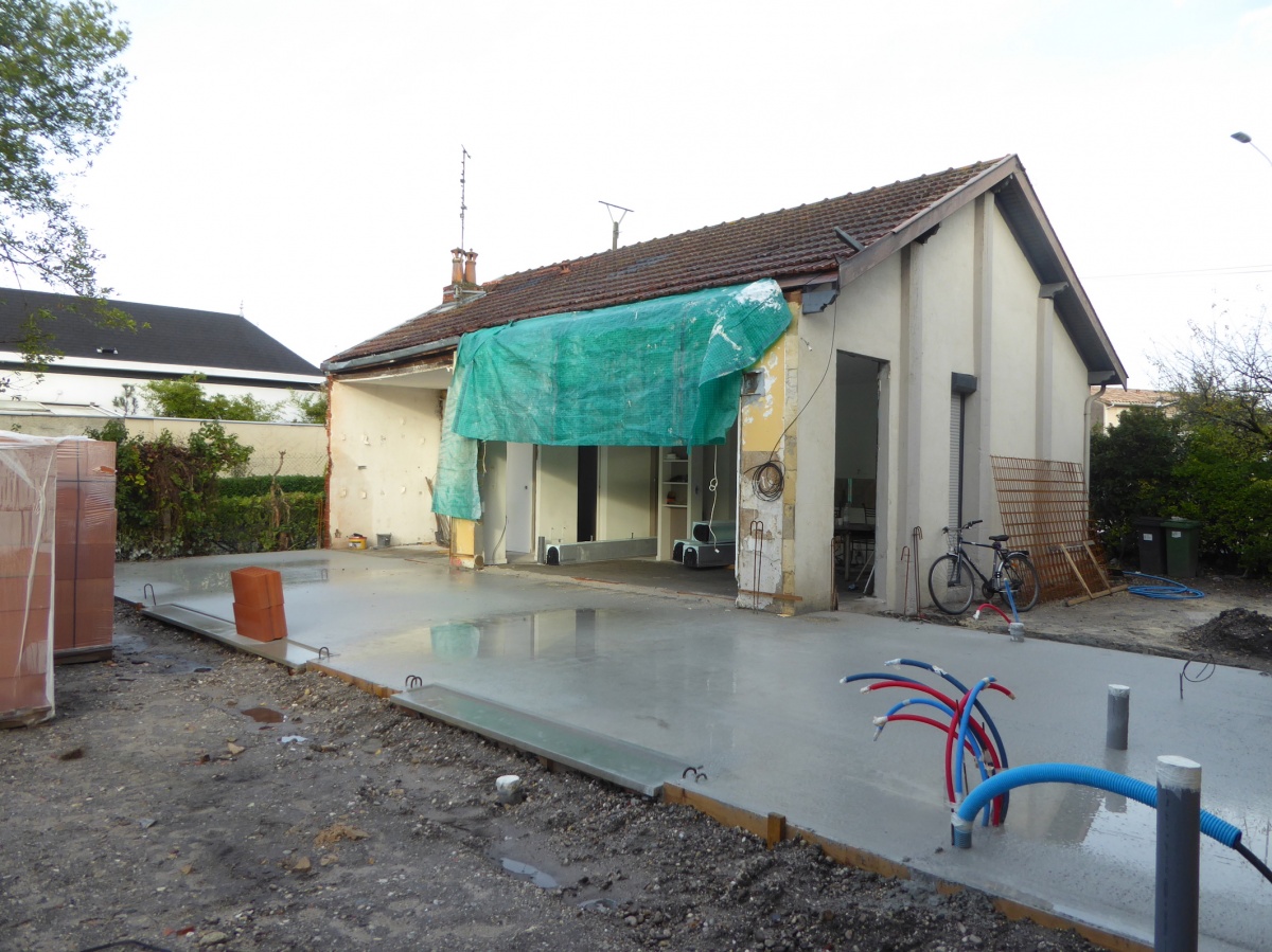 Réhabilitation et extension d'une maison individuelle 2022