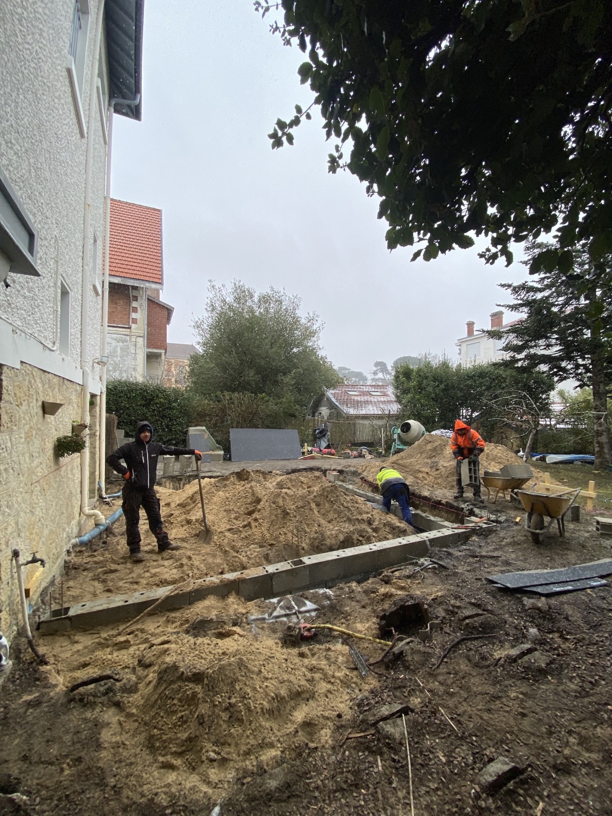 Ragencement partiel et Extension dune villa arcachonaise 2024 : Travaux extension