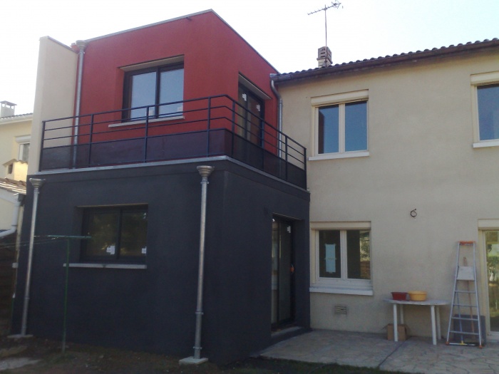 Extension et surélévation d'une habitation - EYSINES