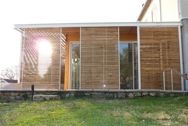 Extension d't : Vue depuis le jardin