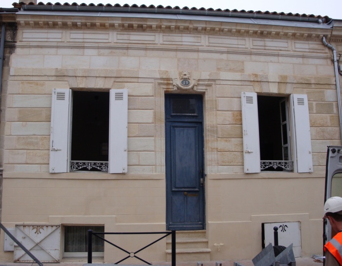 ECHOPPE GRIFFAULT : FACADE SUR RUE APRS TRAVAUX