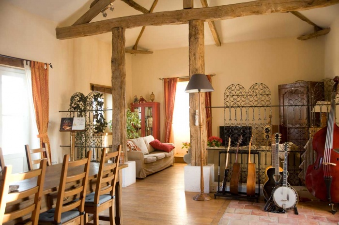 Rénovation d'une Ferme Charentaise : salon-b