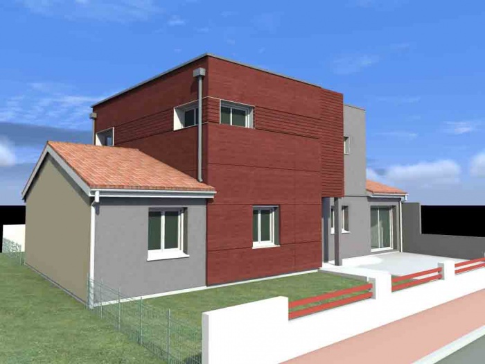 Surlvation  et rnovation d'une maison individuelle : VUE 1