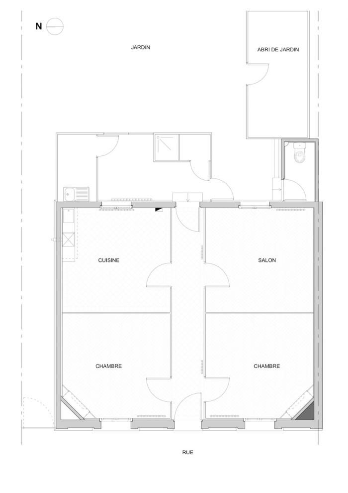 Rnovation choppe W : Plan d'tat des lieux