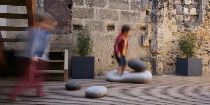 Habitat partag  Bordeaux : Un espace de jeu pour les deux familles