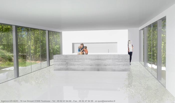 Maison M2 proche de Toulouse : Séjour traversant