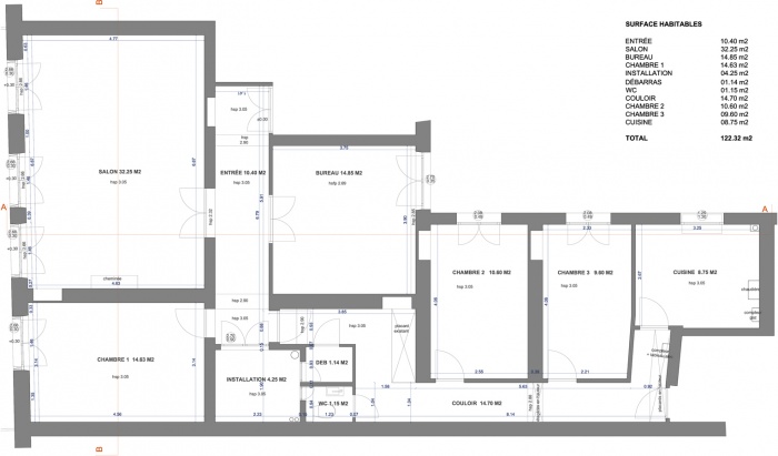 Réhabilitation d'un appartement : 1