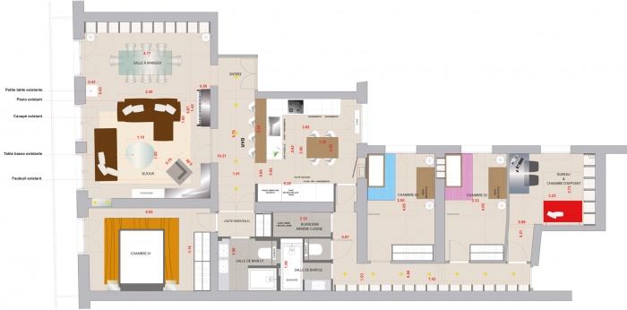 Réhabilitation d'un appartement : 2.1