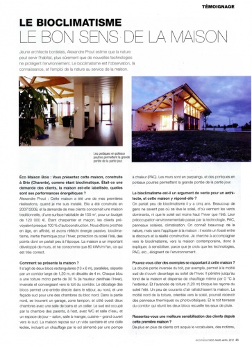 Maison bioclimatique contemporaine : 2. Page 2.