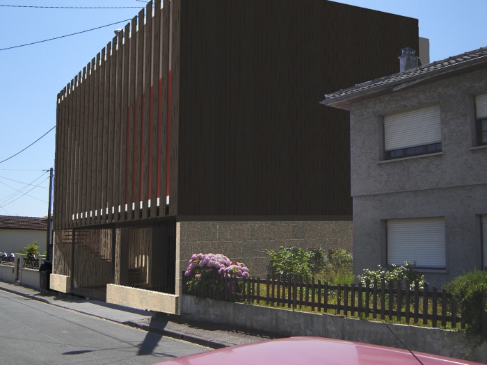 Création de 3 appartements T2 duplex : Vue opposée