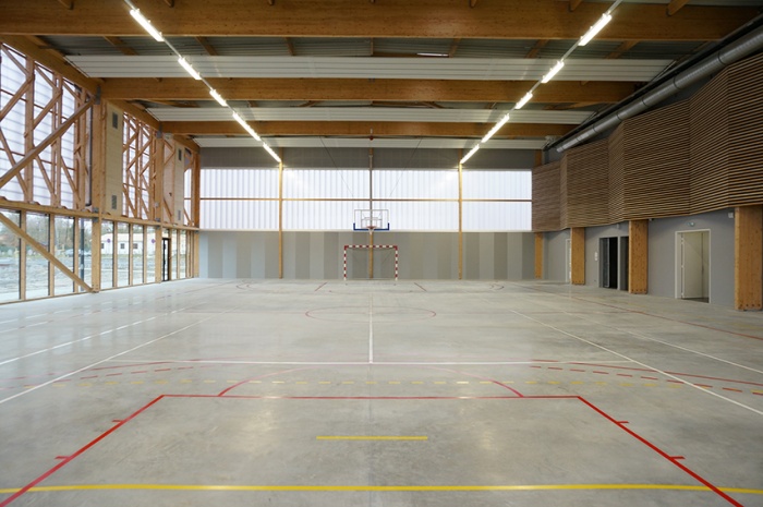 Complexe culturel et sportif : dtail salle de sport