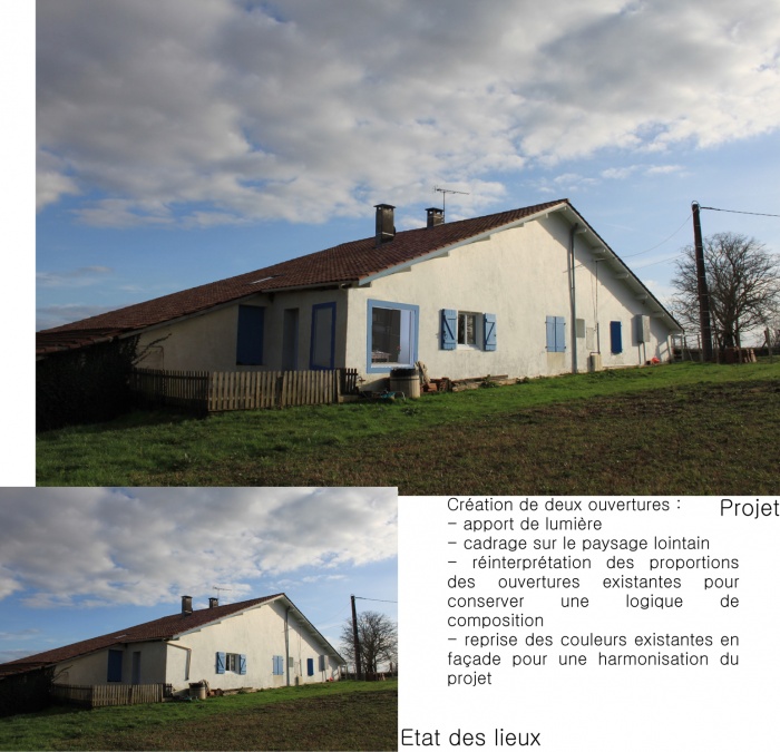 Maison R (rénovation) : insertion
