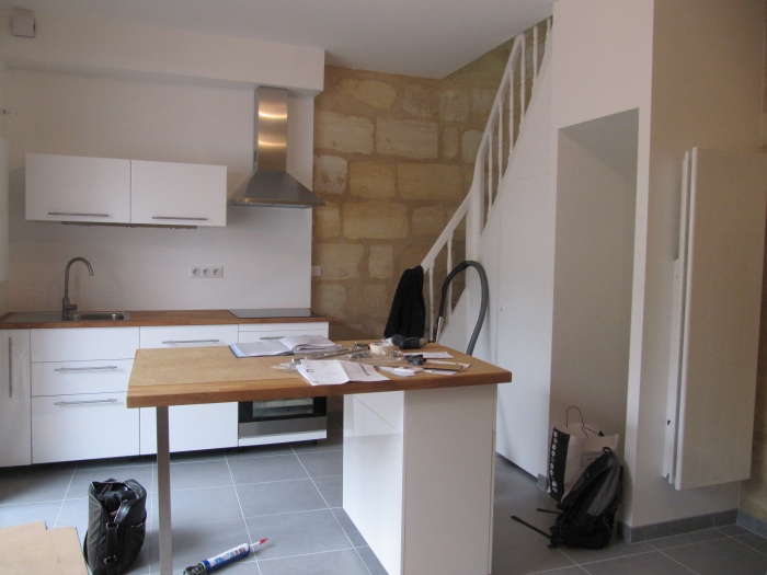 Rénovation maison en fond de jardin