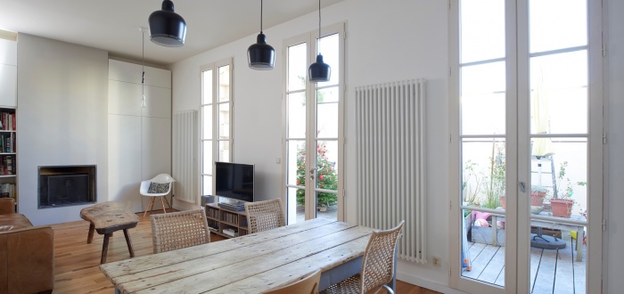 Rhabilitation complte appartement 3 pices, et cration d'une terrasse, quartier des Chartrons  Bordeaux. : image_projet_mini_82906