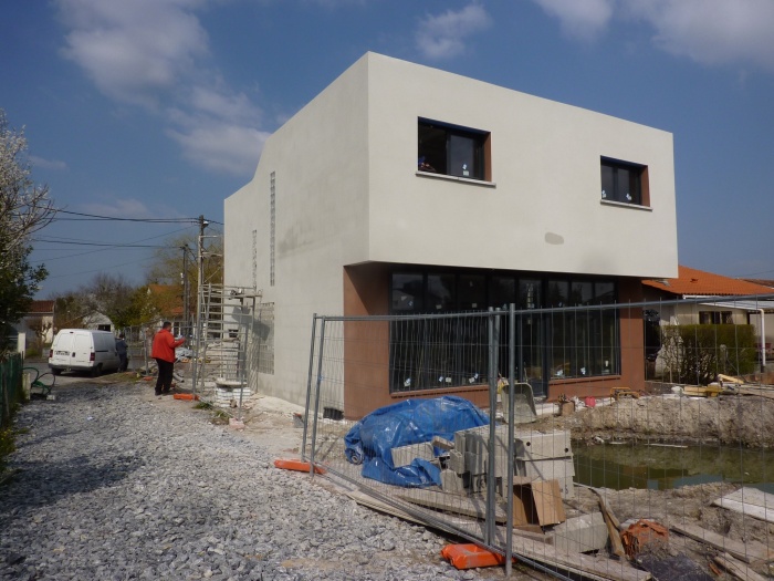Construction maison contemporaine  Pessac respectant la RT 2012 : P1150056