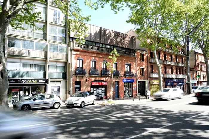 Surélévation à Toulouse - Quartier Saint Cyprien : VMZINC (1)