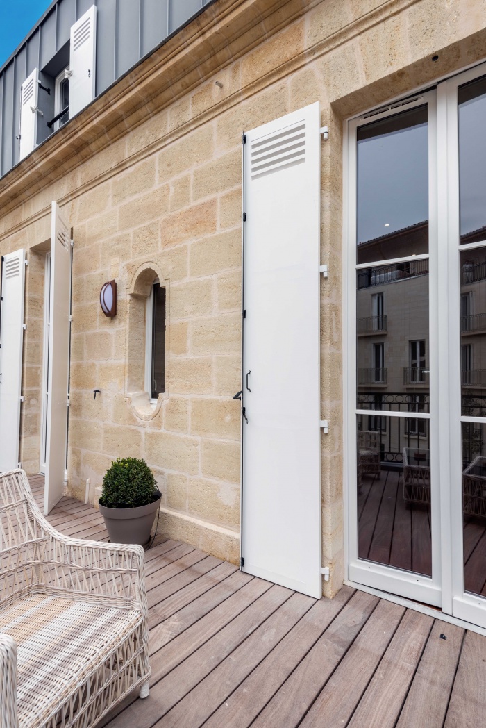 Réhabilitation, surélévation et extension d'un immeuble à Bordeaux : Terrasse