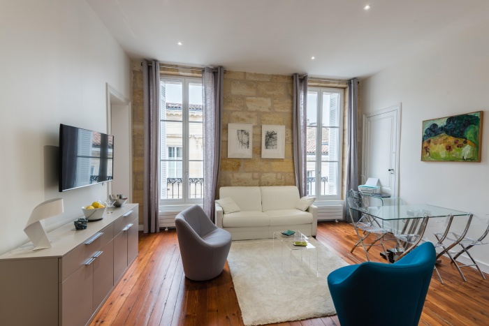 Réhabilitation, surélévation et extension d'un immeuble à Bordeaux : Intérieur logement