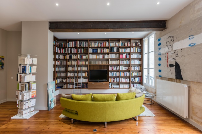 Réhabilitation, surélévation et extension d'un immeuble à Bordeaux : Intérieur logement 4