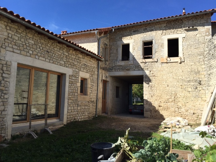 Rénovation d'une ferme Charentaise