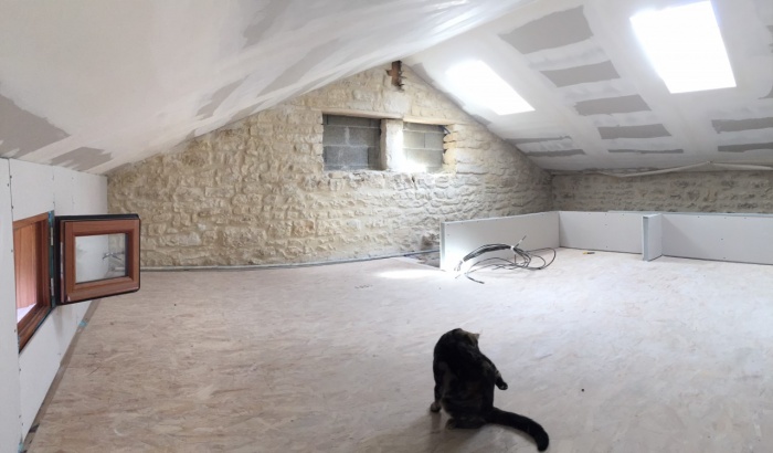 R?novation d\'une ferme Charentaise