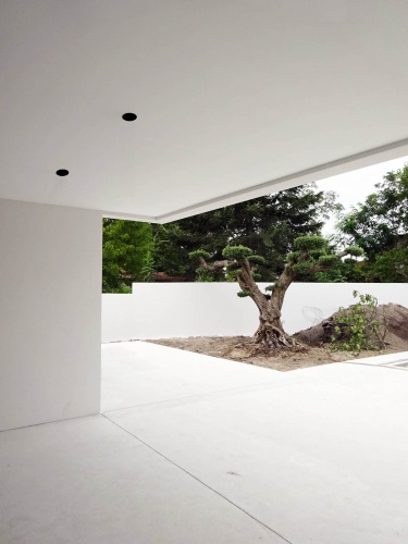 Maison neuve à Villenave d'Ornon : vue terrasse ouest